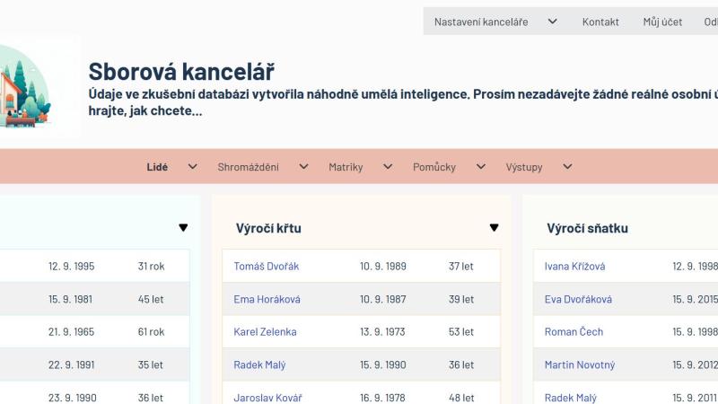 sborová kancelář